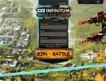Tablet Screenshot of infinitumgame.com